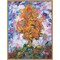 Orange Tree II by Joseph Marshal Foster 18-in. W x 24-in. H. Canvas Wall Art Print Framed in Natural